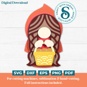 Red Riding Hood Gnome - Girl