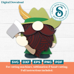 Red Riding Hood Gnome - Hunstman