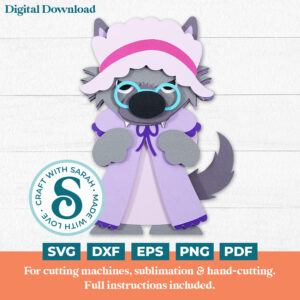 Red Riding Hood Gnome - Wolf