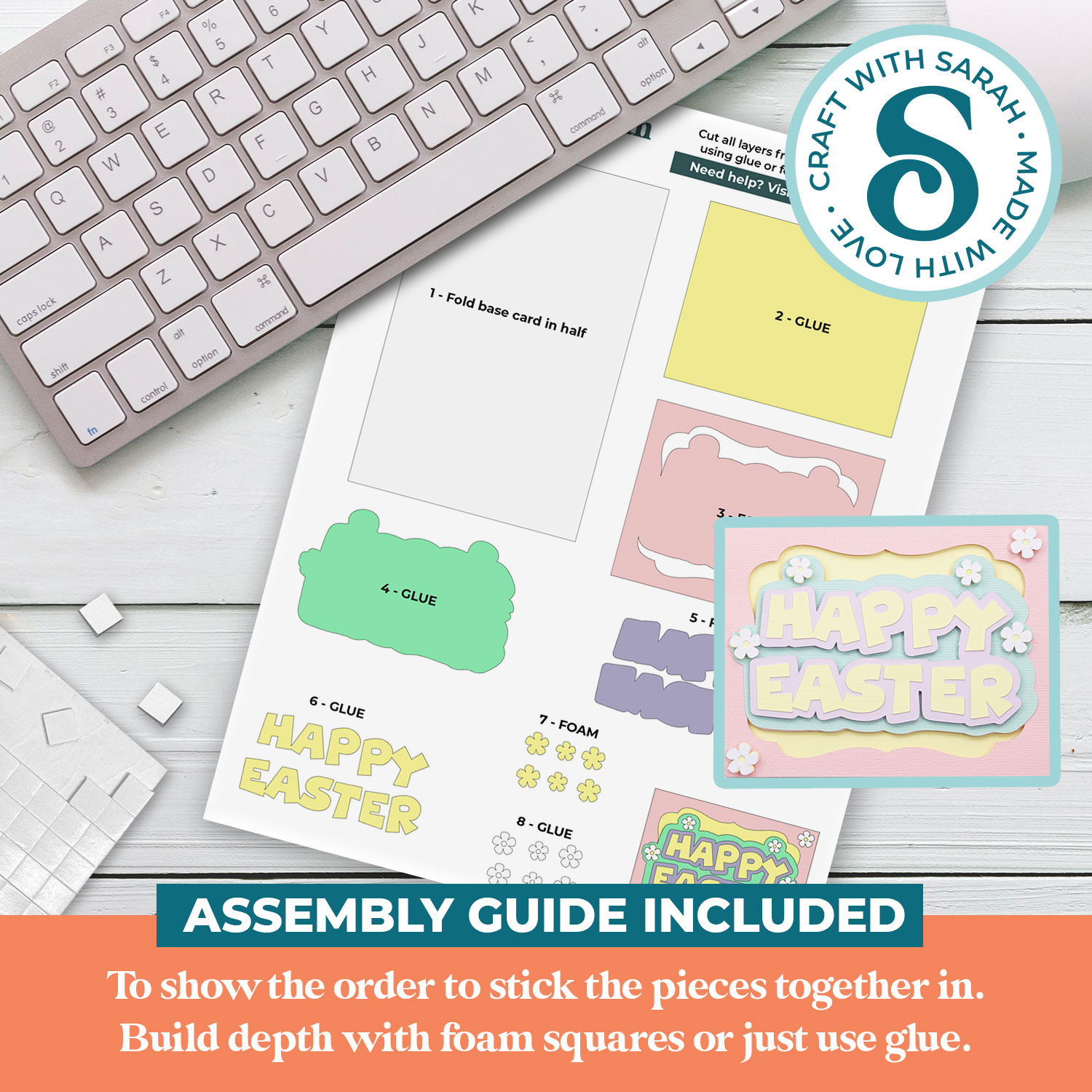 Happy EasterA2 Card - Image 2