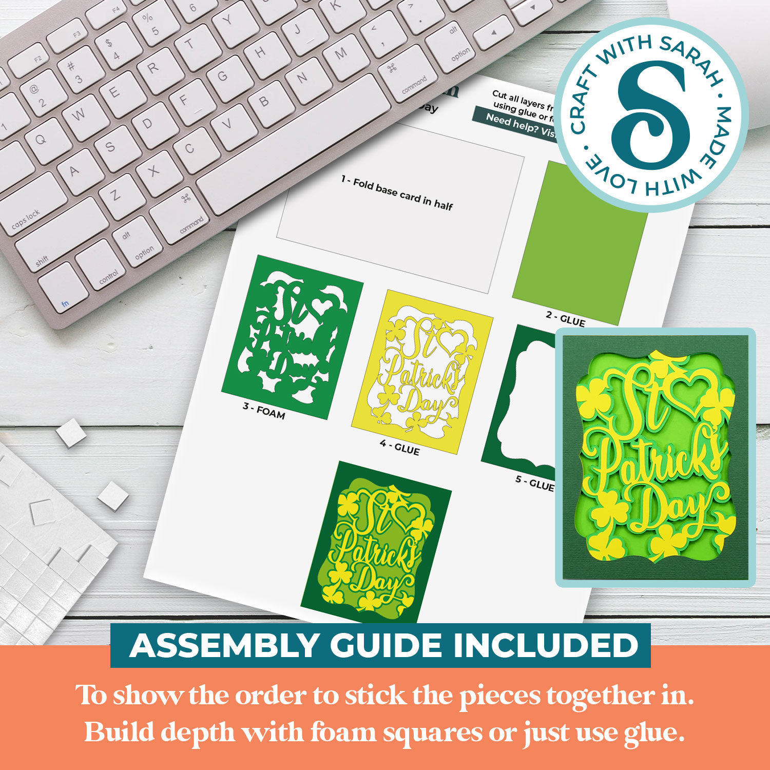 St Patrick's Day A2 Card - Image 2