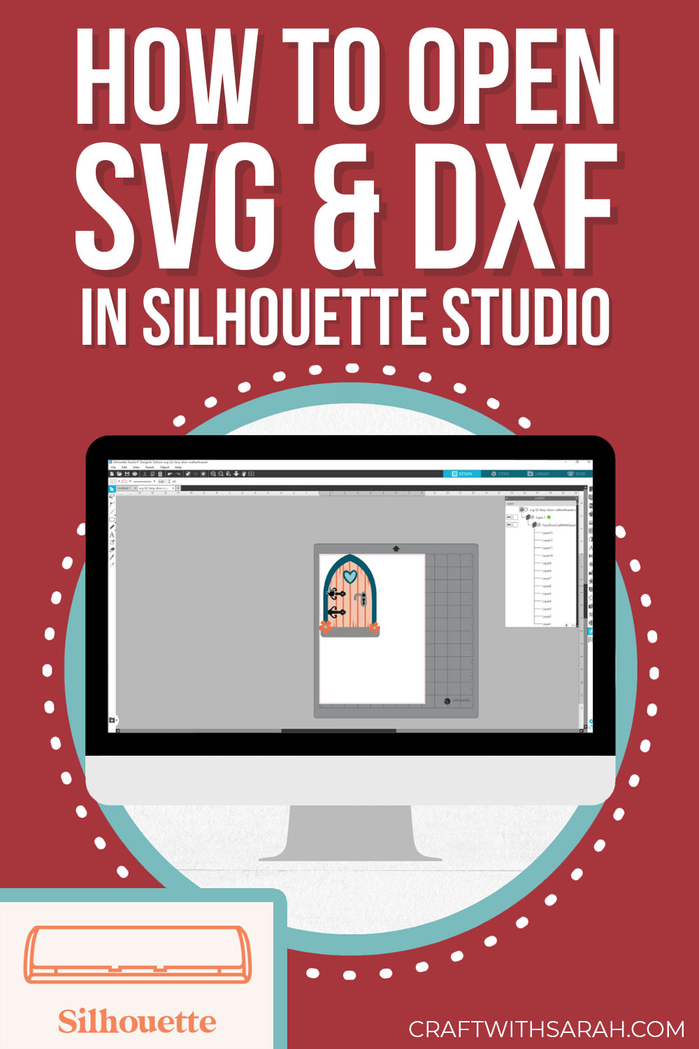 How to open SVG and DXF files in Silhouette Studio