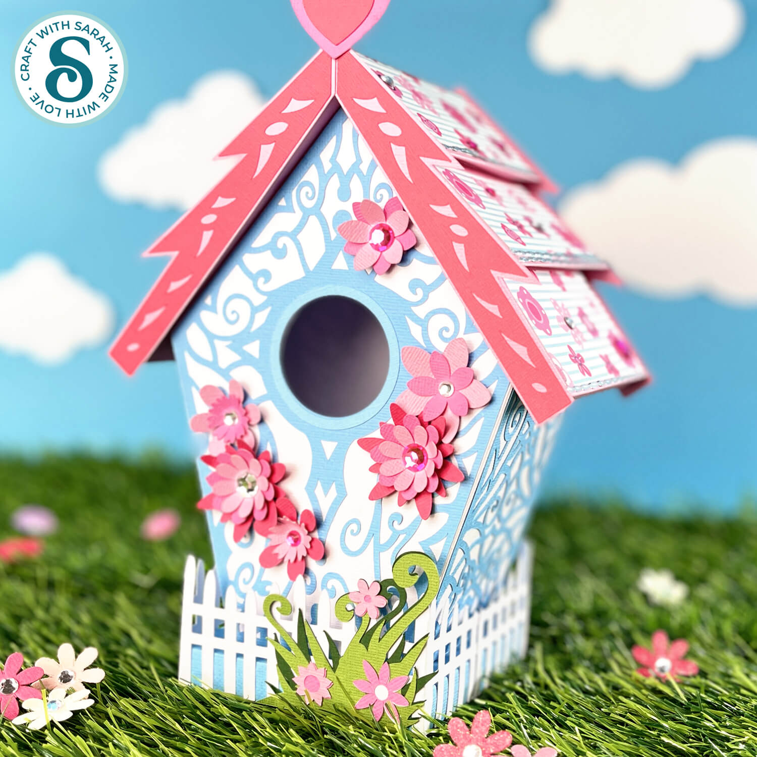 3D Birdhouse SVG from Craft with Sarah