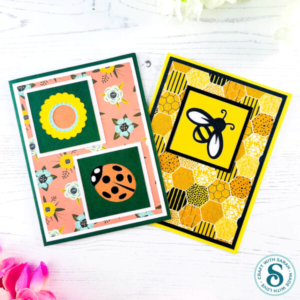 Spring Craft Card Making Spring Block Builders for Card Making - Craft with Sarah