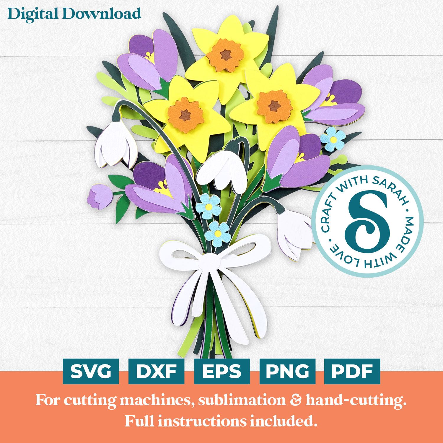 Easter Bouquet SVG