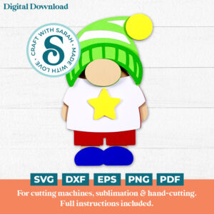 Boy Gnome SVG (Family Series)