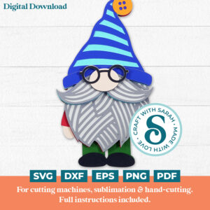 Grandpa Gnome SVG (Family Series)