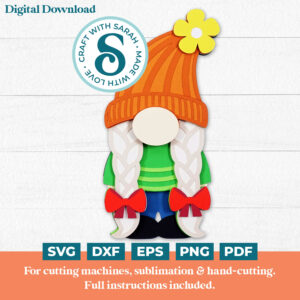 Mom Gnome SVG (Family Series)