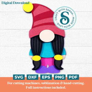 Mom Gnome SVG (Family Series)