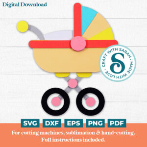 Baby Pram SVG (Family Series)