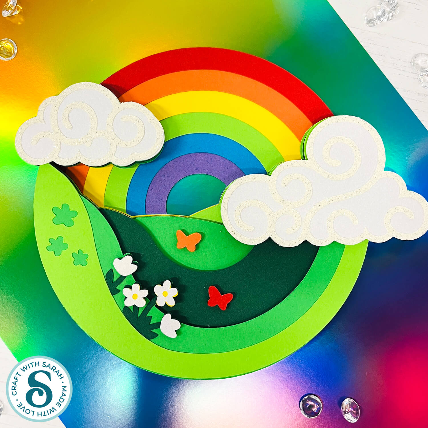 Rainbow Fields SVG for Spring - Image 4