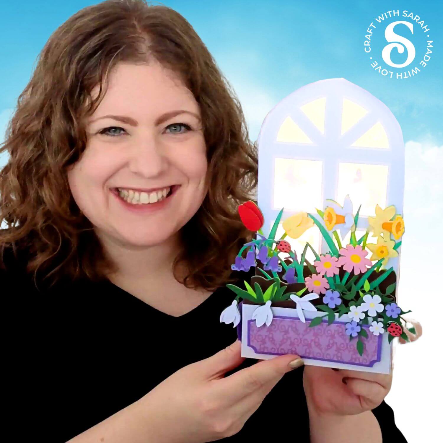 Spring Craft Countdown Day 11 - Window Lantern by Craft with Sarah