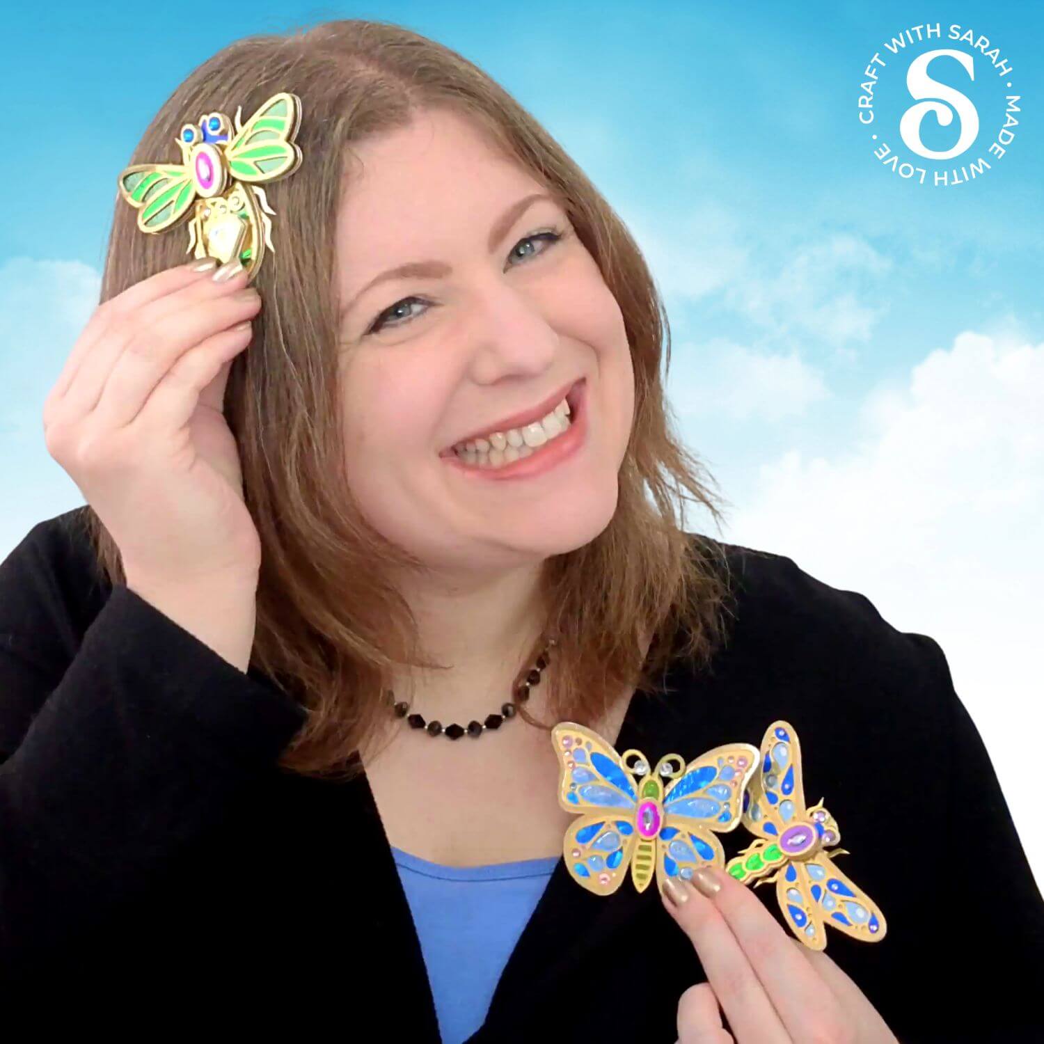 Spring Craft Countdown Day 12 - Insect Jewllery