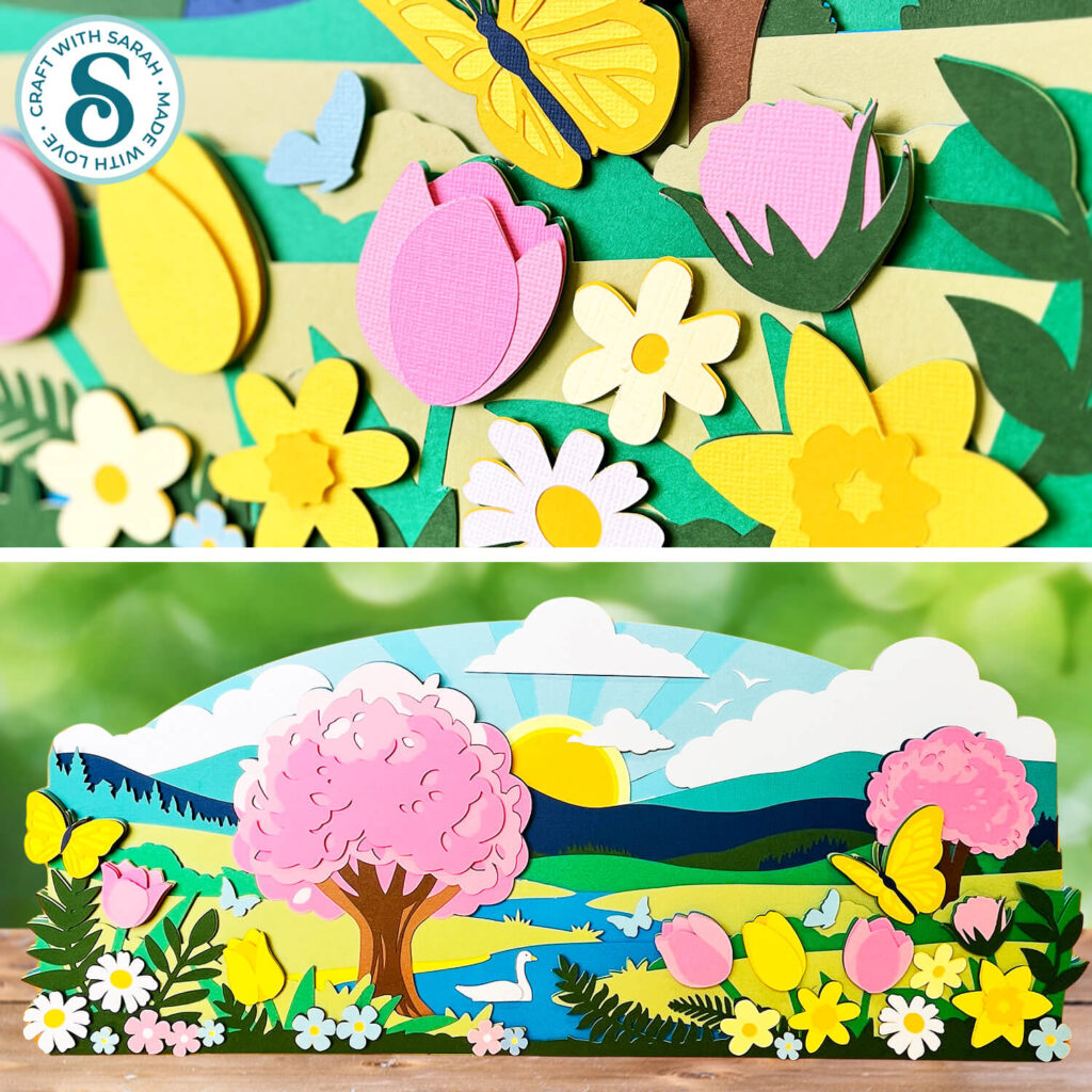 Spring Landscape Giant Sign - Craft with Sarah