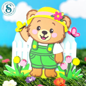 Spring teddy by Craft with Sarah