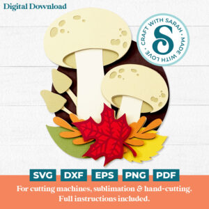 Button Mushrooms SVG