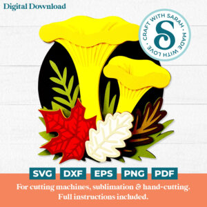 Chanterelle Mushrooms SVG