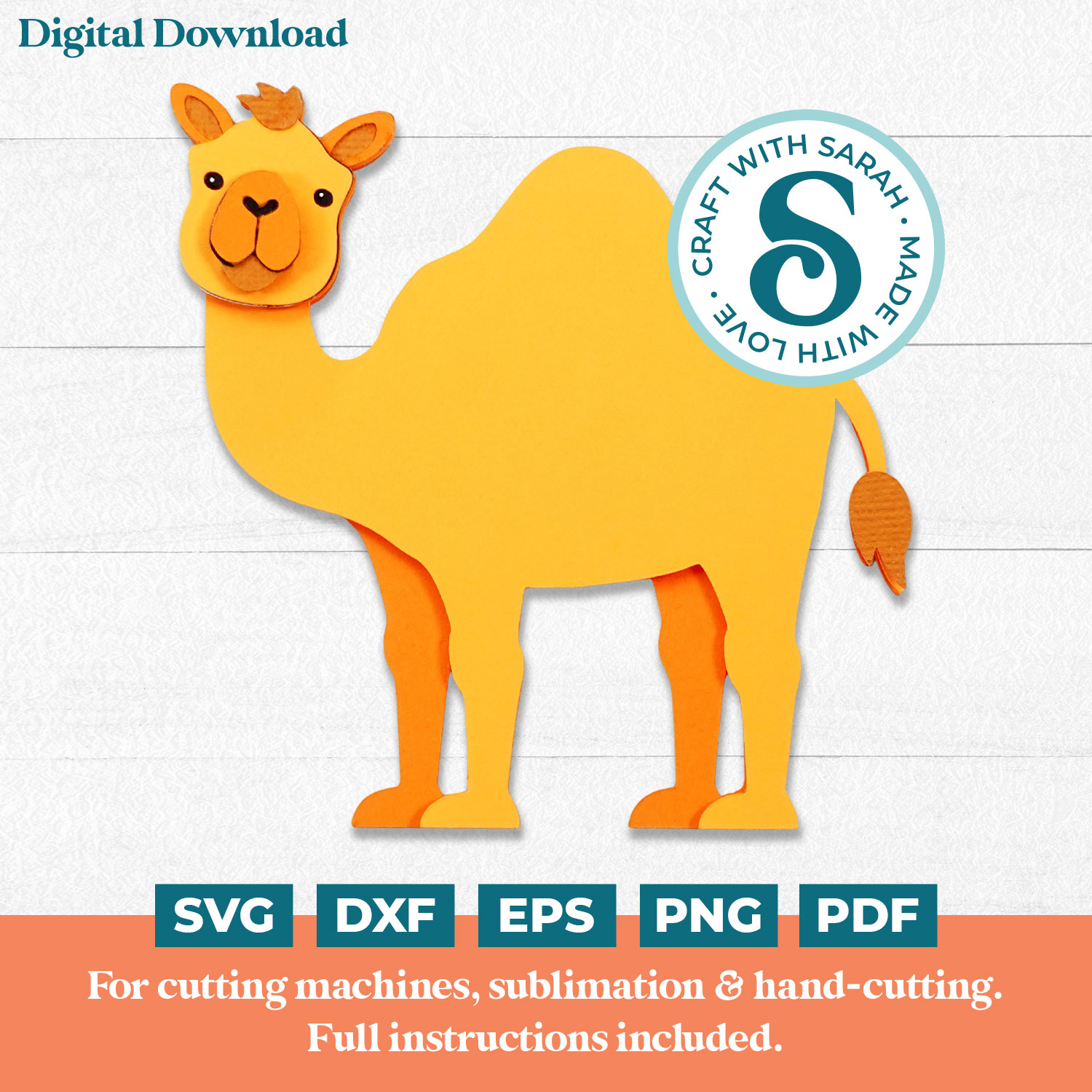 Camel SVG (Cute Animal Series)