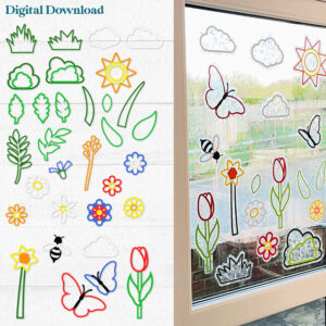Spring Suncatcher SVGs