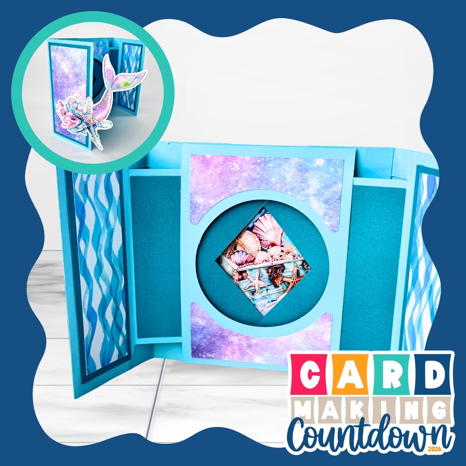 Aperture card template from Craft with Sarah