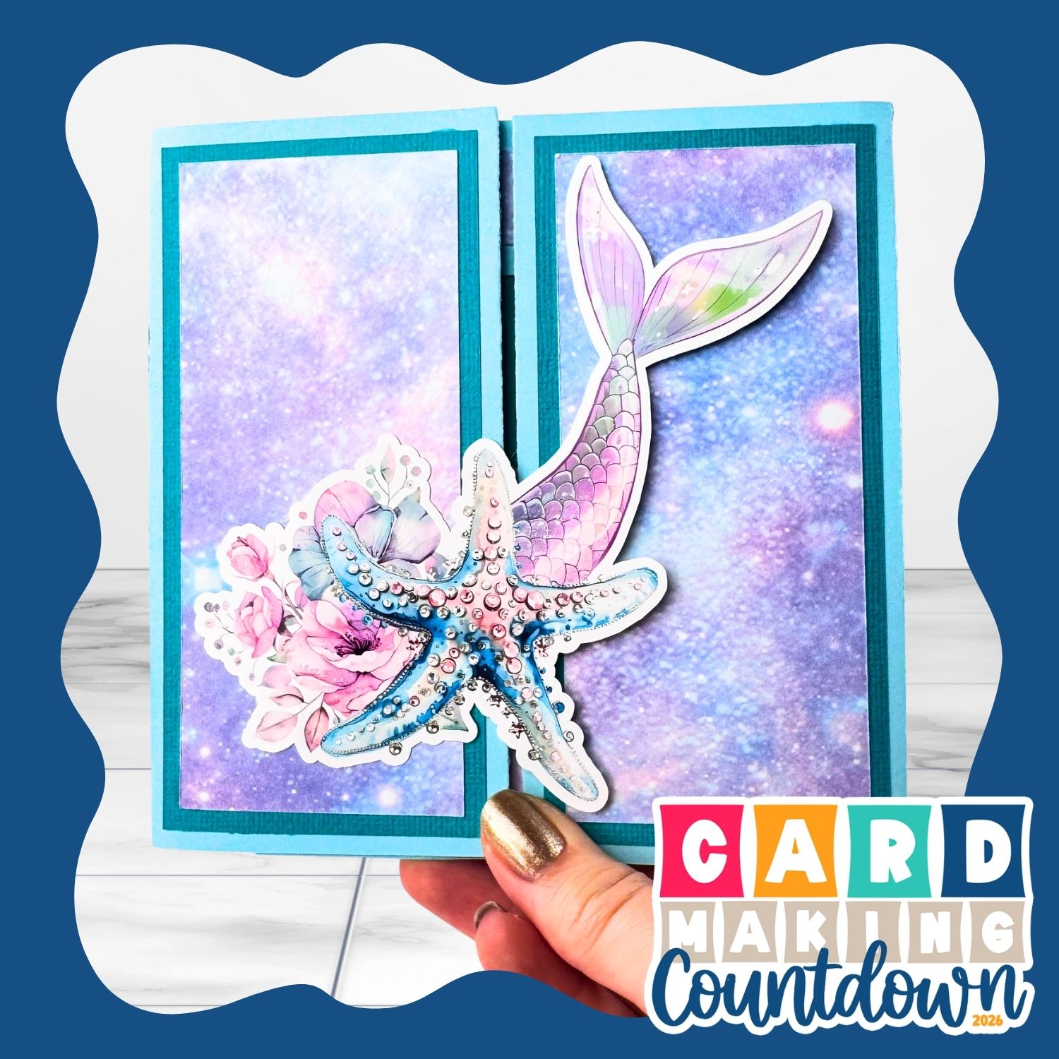 Gate fold card from Craft with Sarah