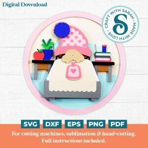 Get Well Soon Gnome SVG - Female