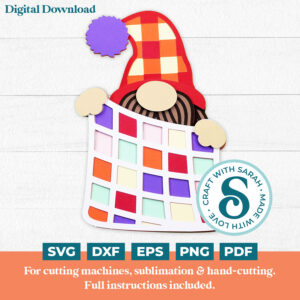 Quilting Gnome SVG - Male