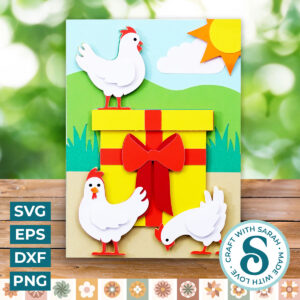 Birthday Chickens Card