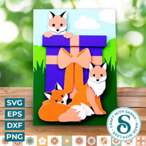 Birthday Foxes Card