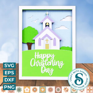 Christening Church A2 Card