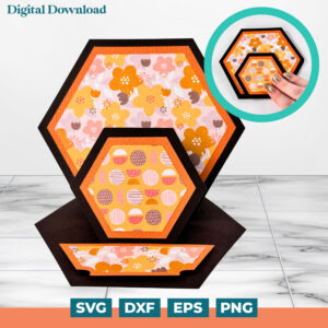 Hexagon Double Easel Card