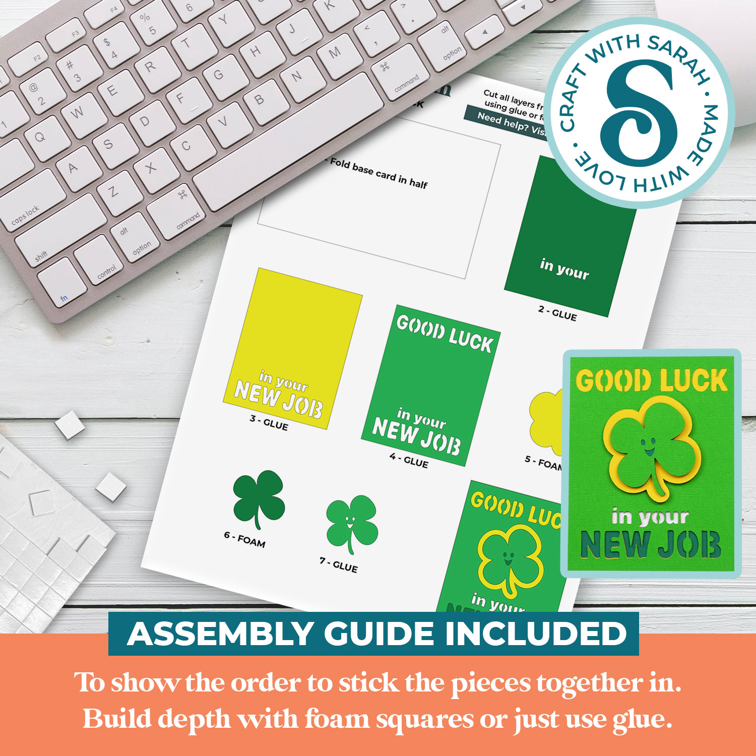 Good Luck in Your New Job A2 Card - Image 2