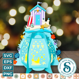 Beach Hut Base Lantern
