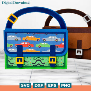 Satchel Shaped Greetings Card & Gift Card Holder