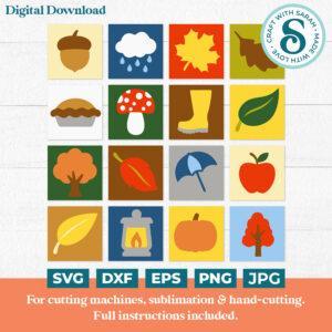 Autumn Block Builders for Card Making