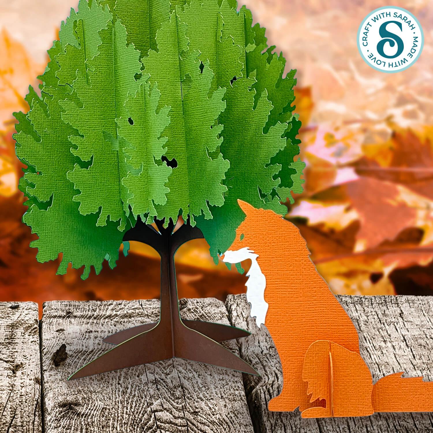 3D sliceform tree SVG by Craft with Sarah