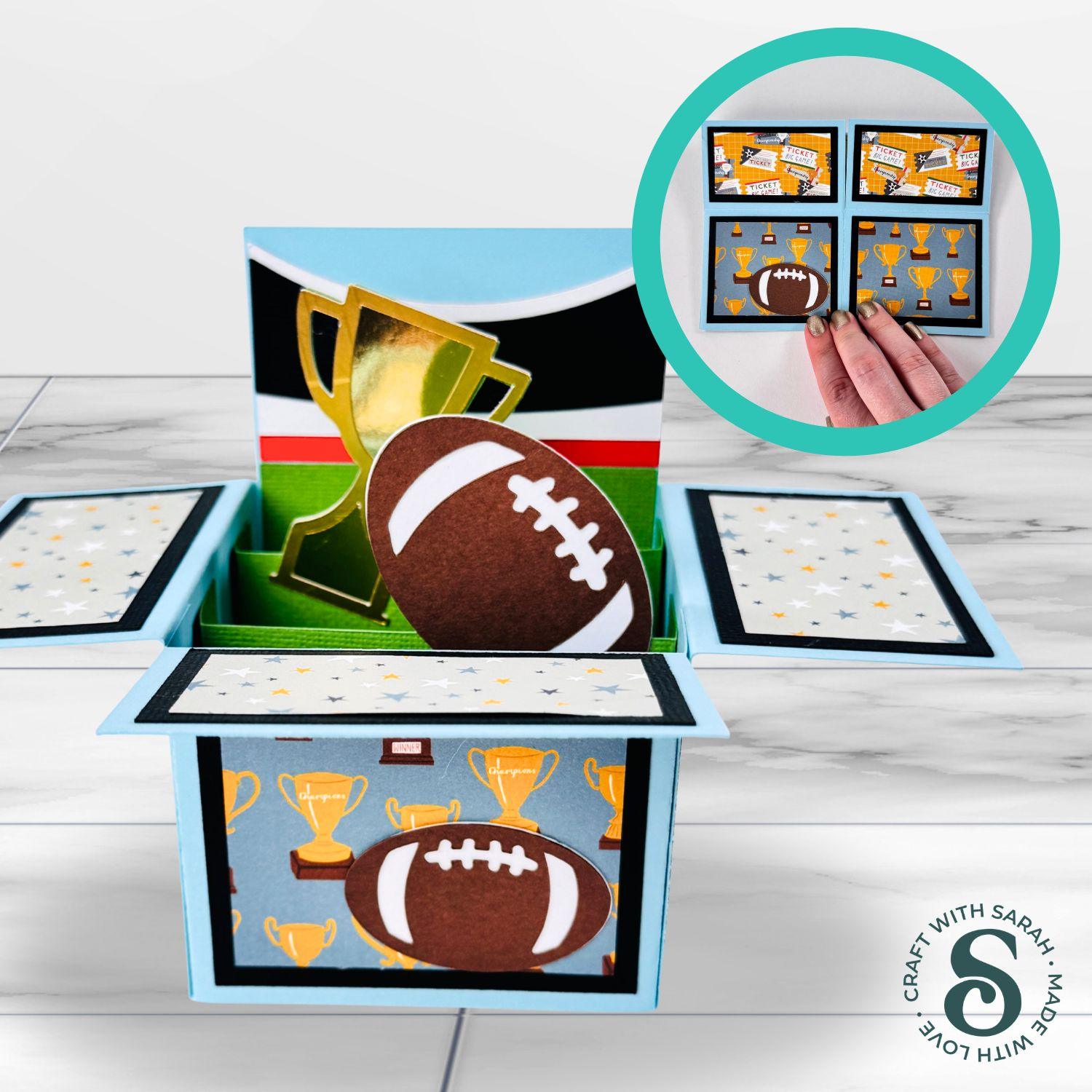 American Football Box Card