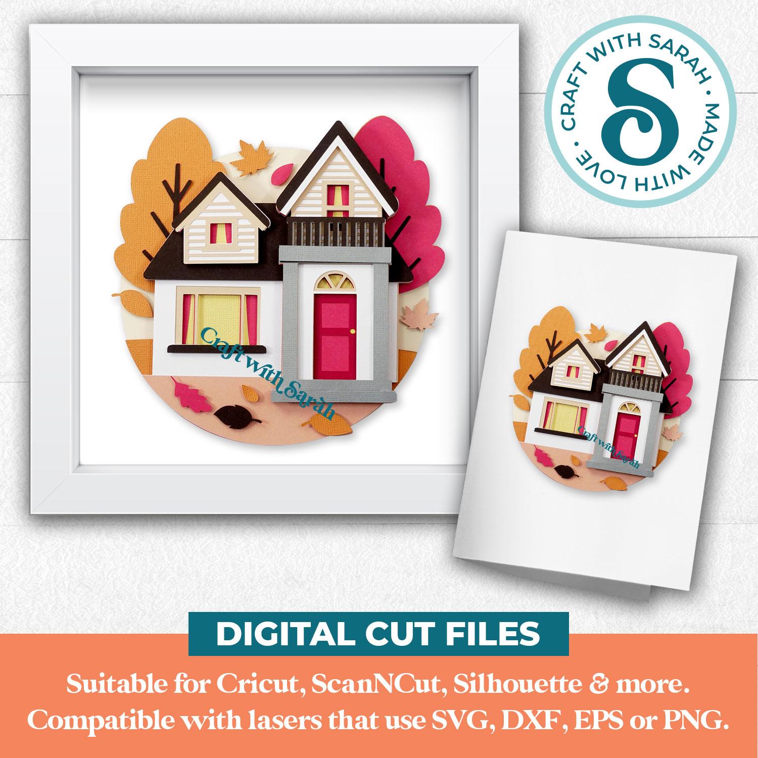 Autumn House SVG - Image 3