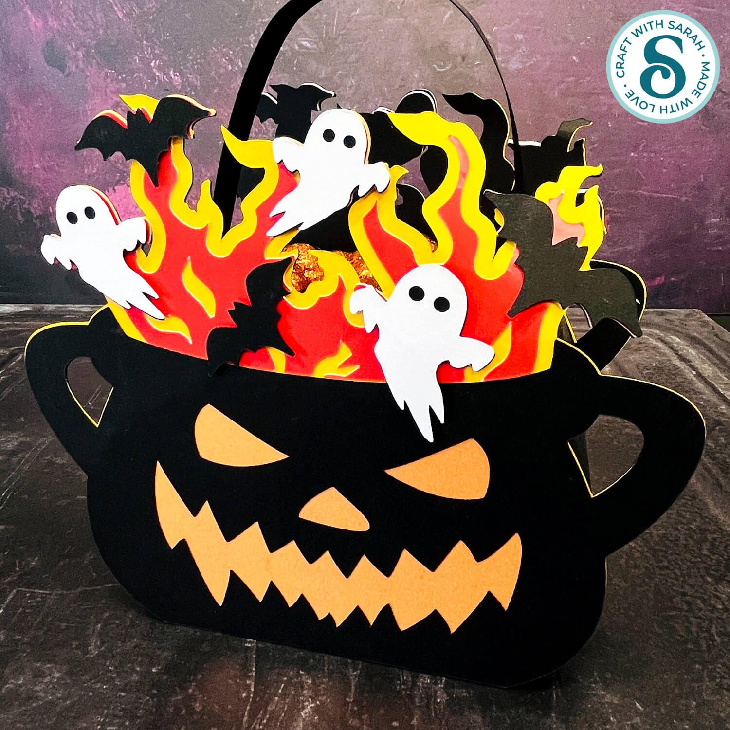 Cauldron box SVG by Craft with Sarah
