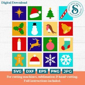 Christmas Block Builders for Card Making