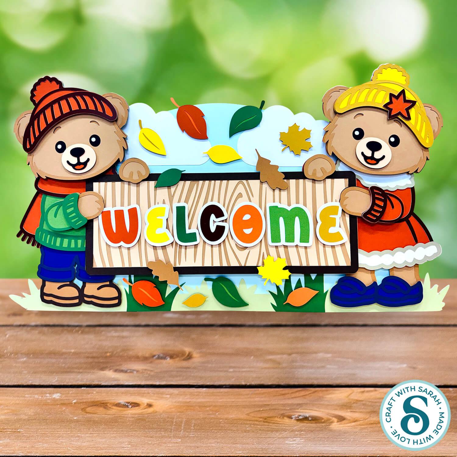 Cute teddies SVG by Craft with Sarah