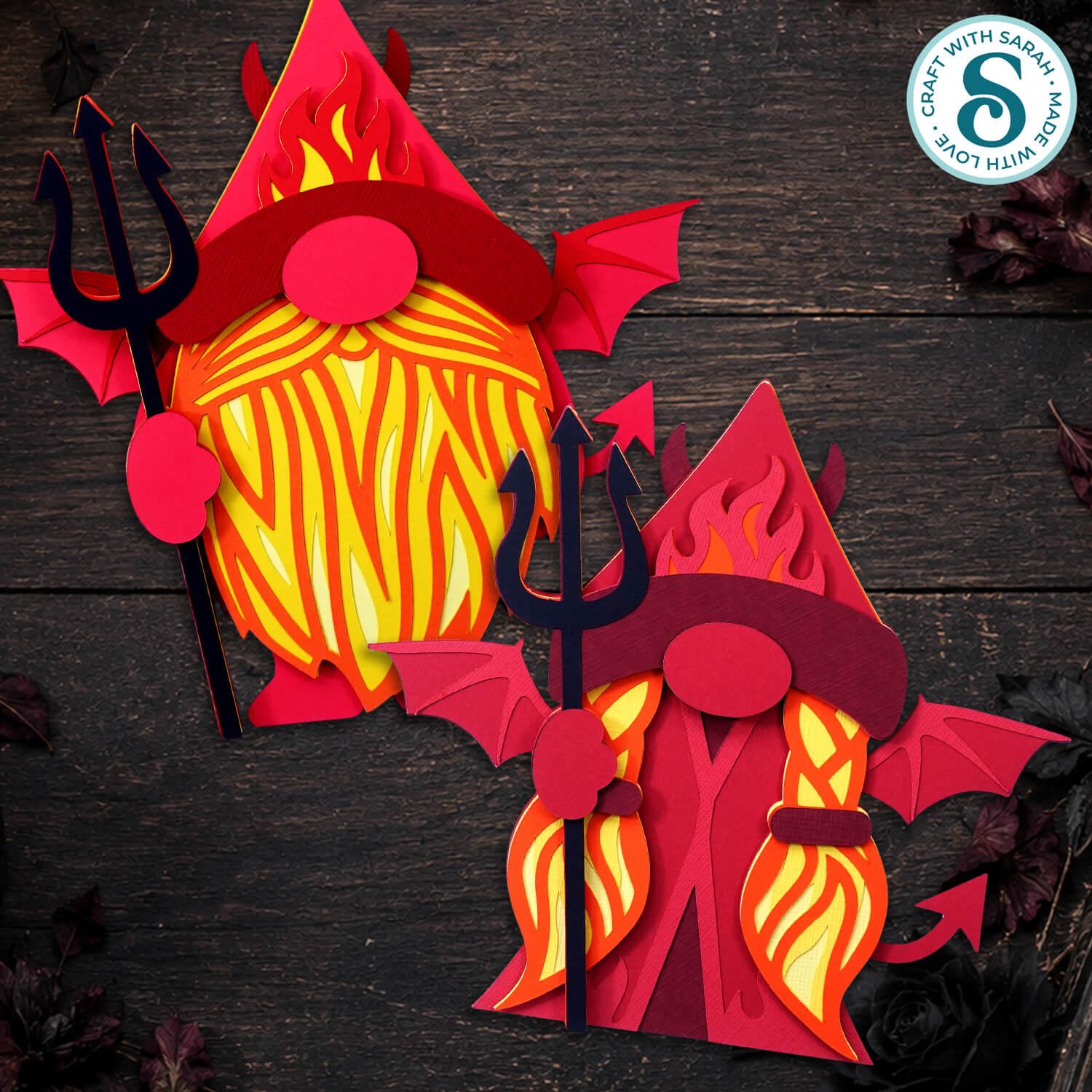 Devil gnomes by Craft with Sarah