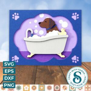 Dog Grooming A2 Card