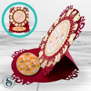 Circular Easel Card 1