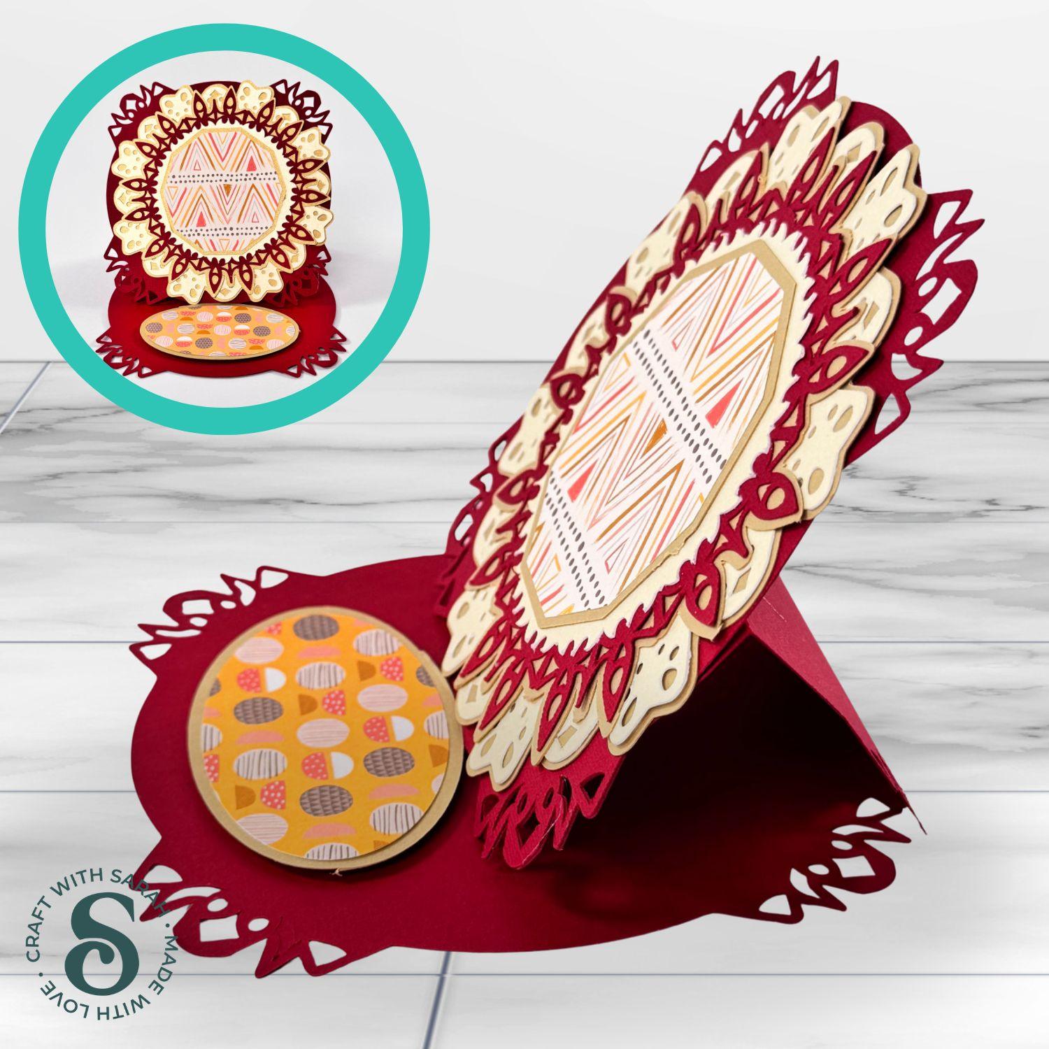 Circular Easel Card 1