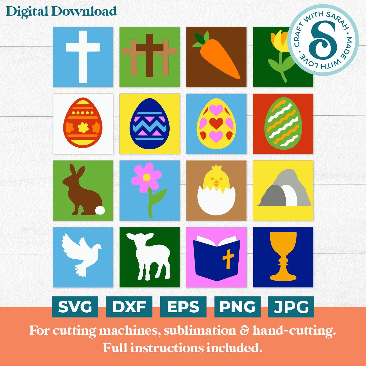 Easter Block Builders for Card Making