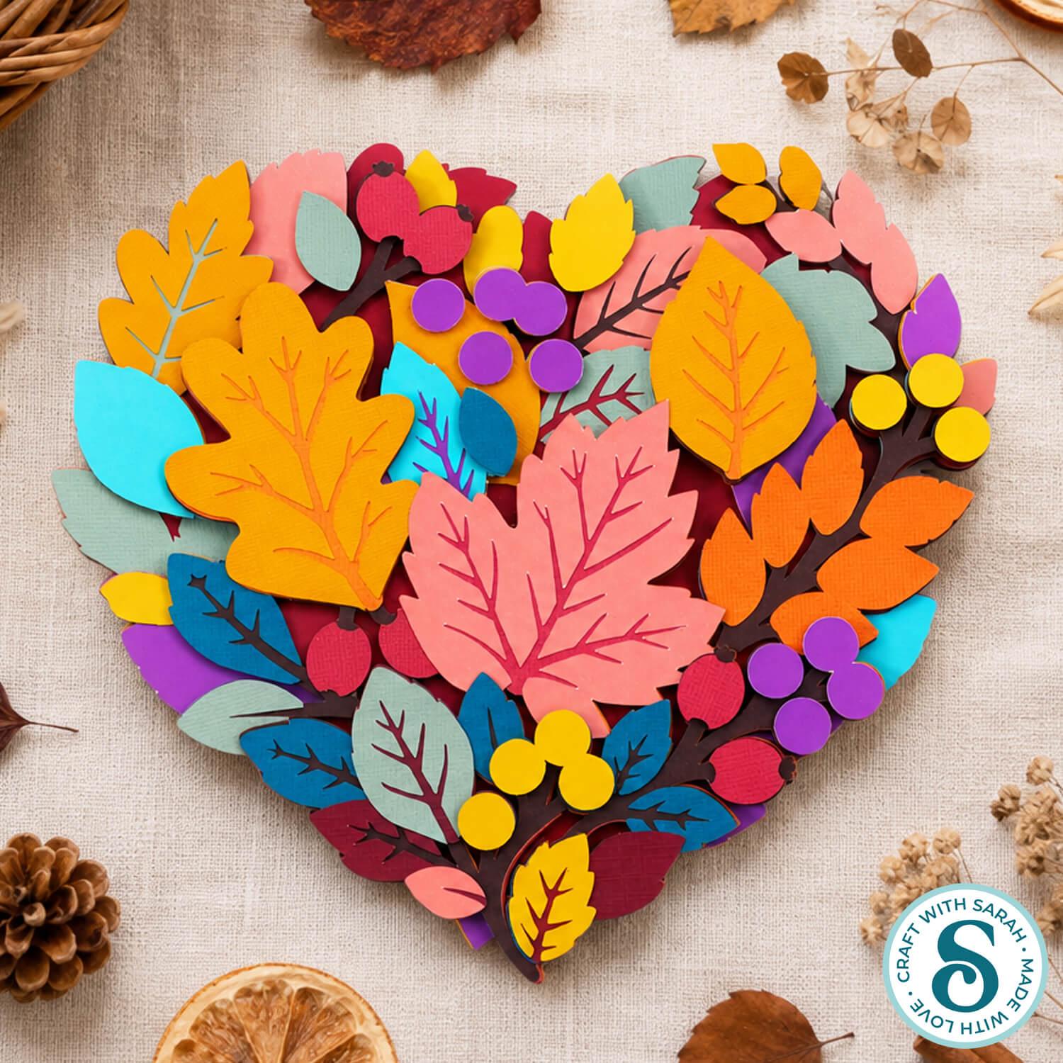 Fall leaves SVG by Craft with Sarah