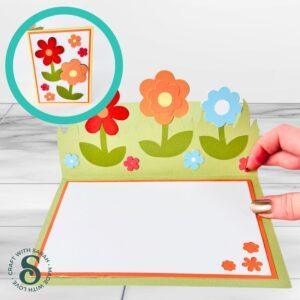 Flowers Double-Sided Popout Card