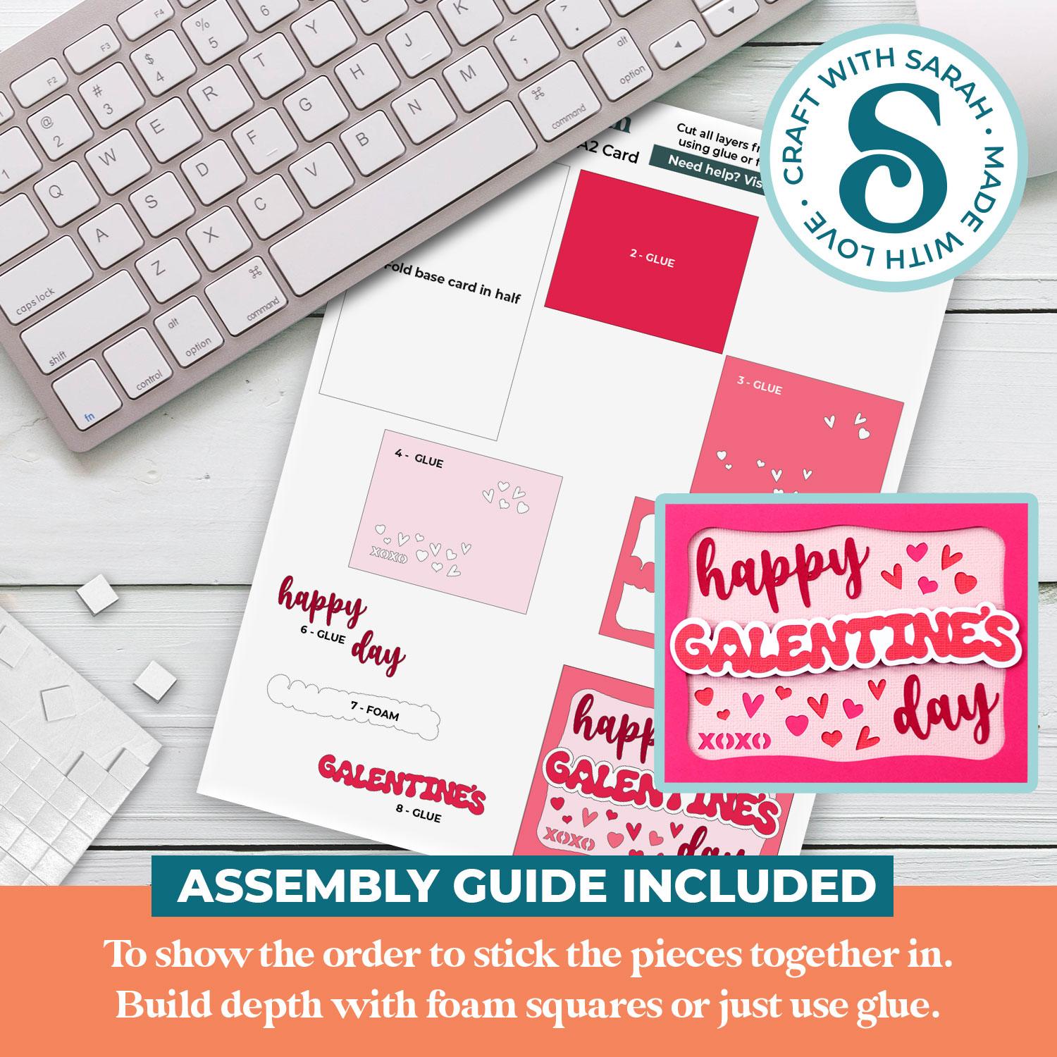 Happy Galentine's Day A2 Card - Image 2