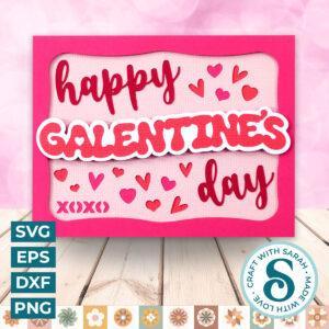 Happy Galentine's Day A2 Card